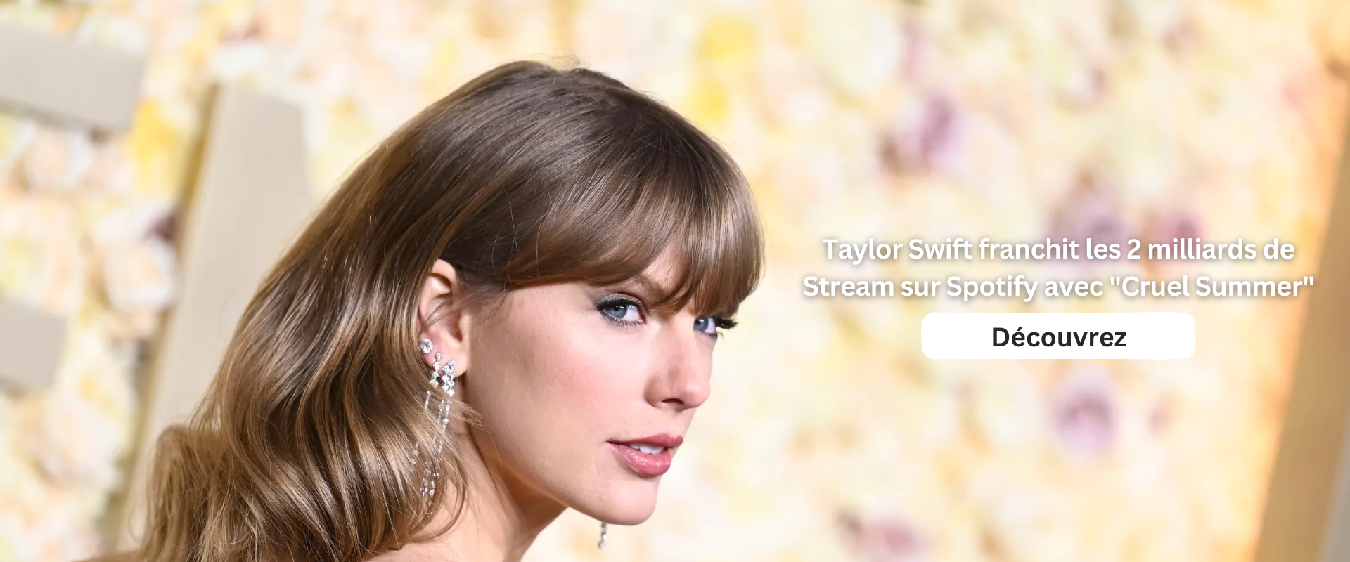 Taylor Swift franchit les 2 milliards de Stream sur Spotify avec "Cruel Summer"