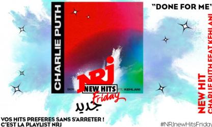 Charlie Puth arrive avec ‘’Done For Me’’ dans le New Hits Friday sur NRJ Maroc !