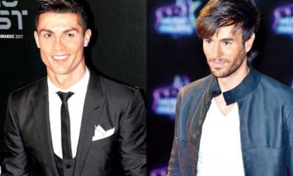 Enrique Iglesias et Cristiano Ronaldo s'associent pour aider les enfants atteints du cancer