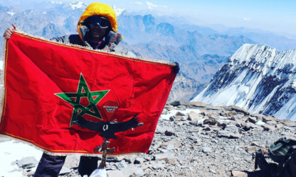 Mohamed Ouassil réussit l'ascension du mont Visevnik