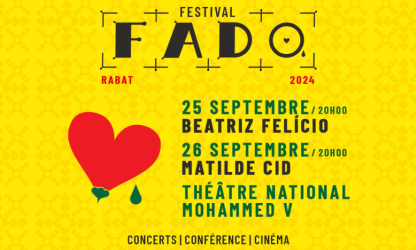 Du 25 au 26 septembre, Fado Festival revient au Théâtre National Mohammed V à Rabat !