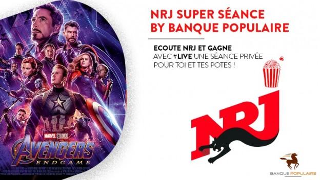 AVENGERS : ENDGAME : Gagne ta super séance NRJ avec la Banque Populaire !