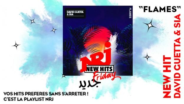 David Guetta et Sia arrivent avec ''Flames'' sur le New Hits Friday