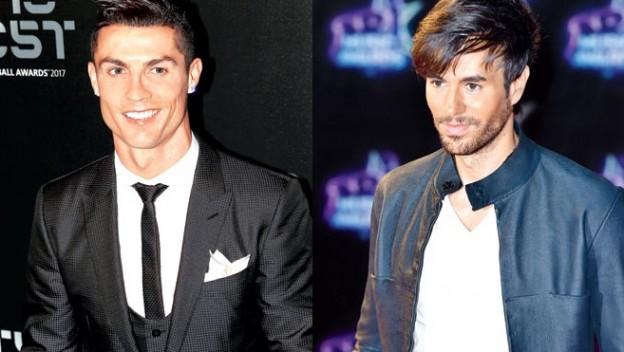 Enrique Iglesias et Cristiano Ronaldo s'associent pour aider les enfants atteints du cancer