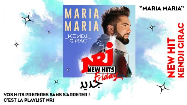 Kendji Girac : Découvrez ‘’Maria Maria’’ dans le New Hits Friday sur NRJ Maroc