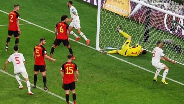 Le Maroc remporte le match contre la Belgique.