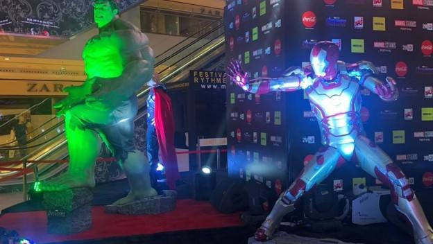 Quand les statues des super-héros Marvel débarquent au Maroc !