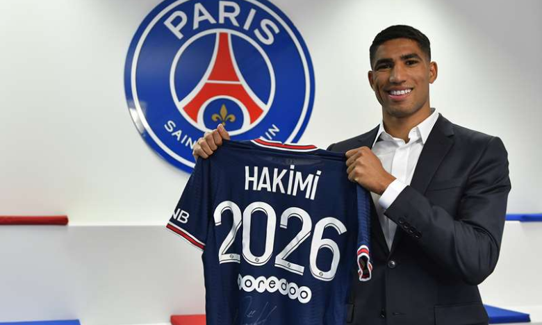 Le PSG souhaite prolonger le bail d'Achraf Hakimi 