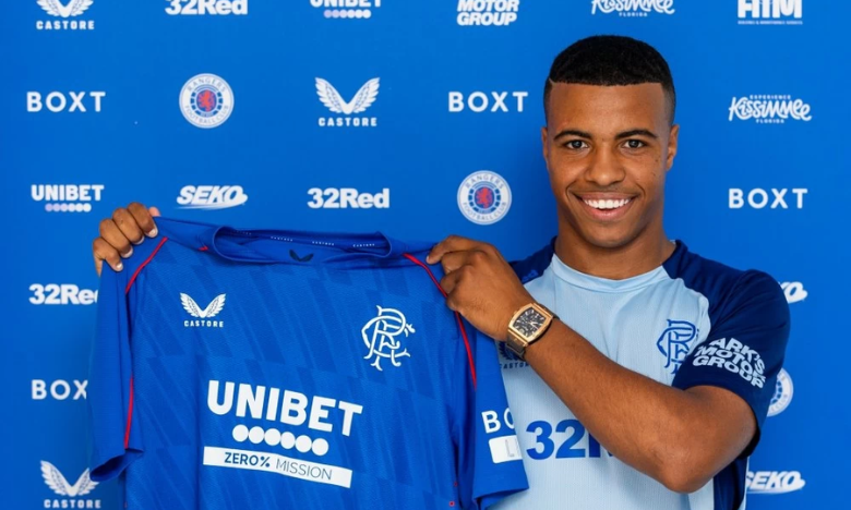 Hamza Igamane s'exprime après son arrivée aux Glasgow Rangers