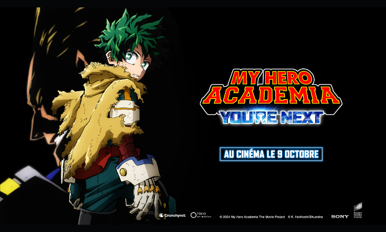 "MY HERO ACADEMIA: YOU'RE NEXT" – Un film d’animation épique arrive au Maroc